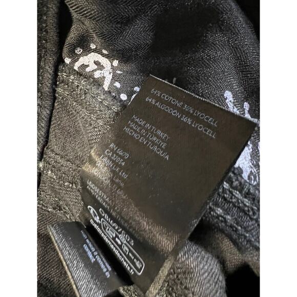 Free People Good Luck Mid-Rise Barrel Jeans Size 28 In Black - Picture 11 of 11